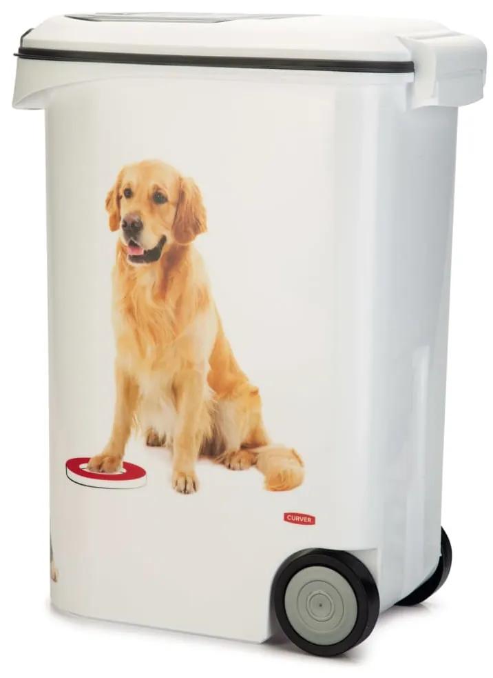 Curver Voedselcontainer hond met wielen 54 L