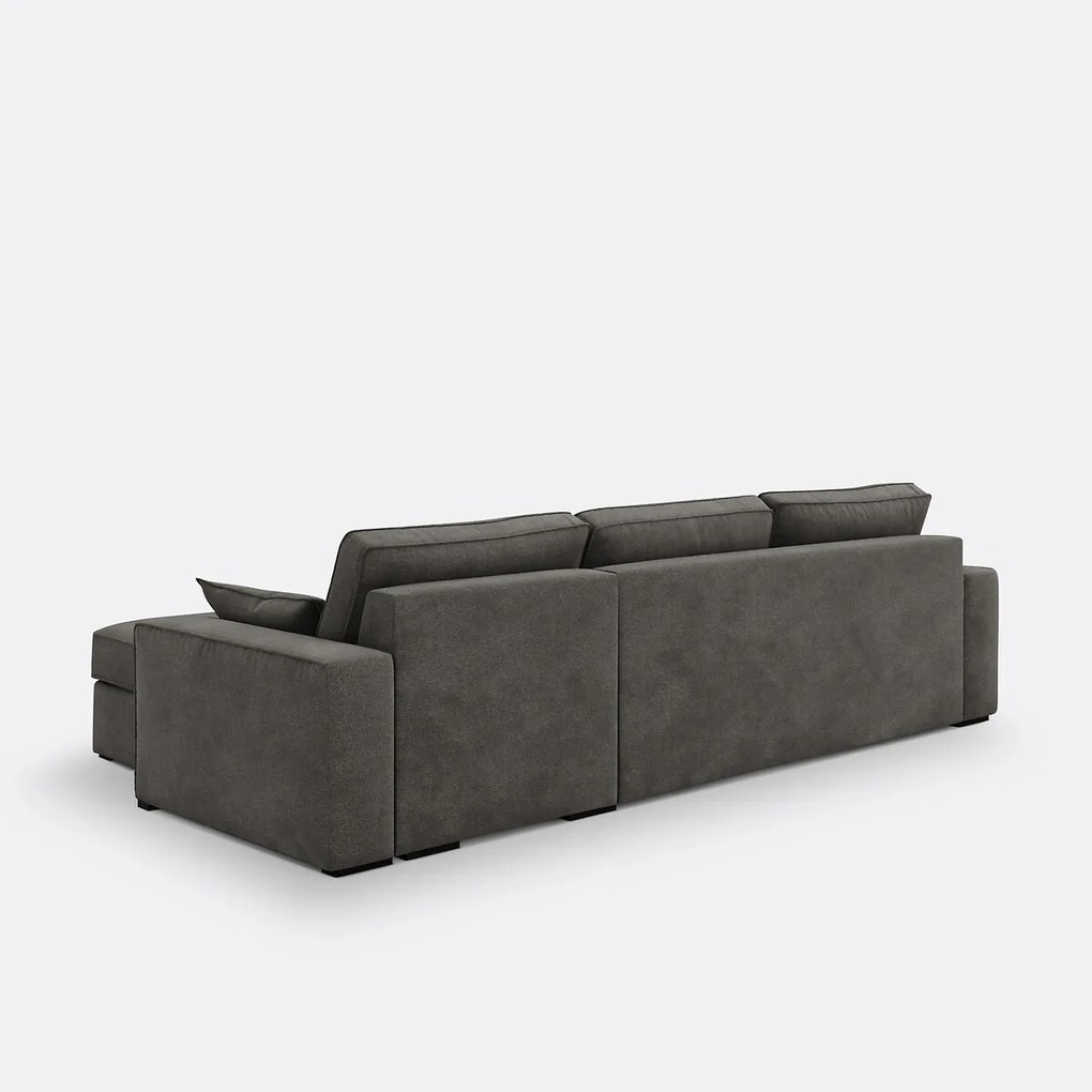 Hoekbank-bed, polyester, mousse Cécilia