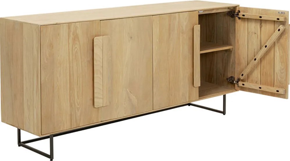 Modern Dressoir Licht Hout - 165x40x76cm.
