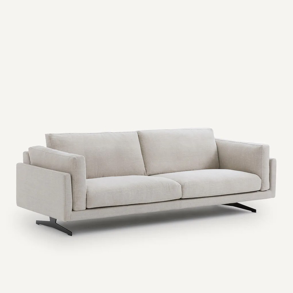 Bank 3- of 4-zits, van katoen en linnen, CÉSAR