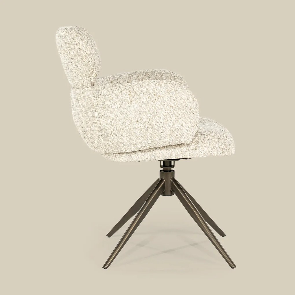 Draaibare Eetstoel Beige