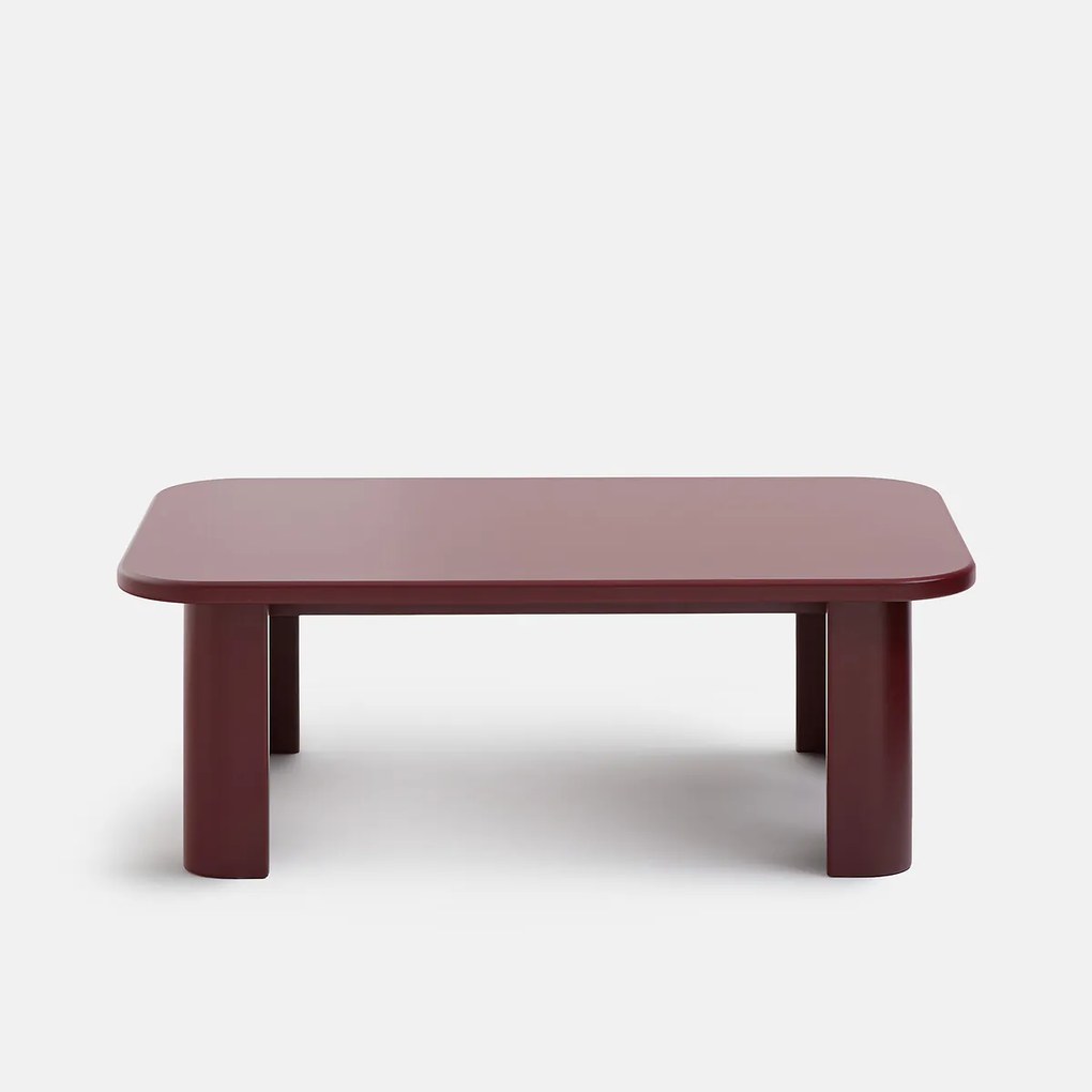 Salontafel met gebeeldhouwde poten, lengte 88 cm, MORTI