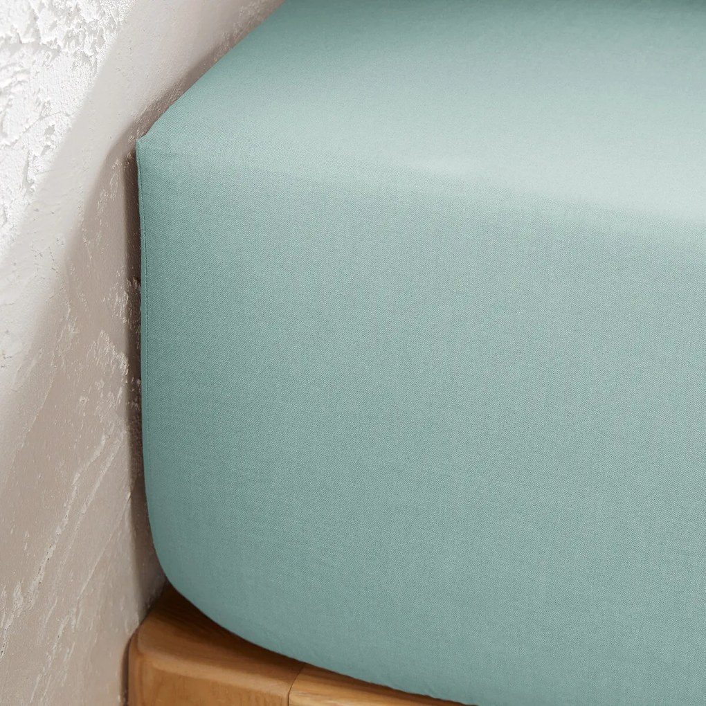 Effen hoeslaken in katoen, omslag 32 cm, Scenario