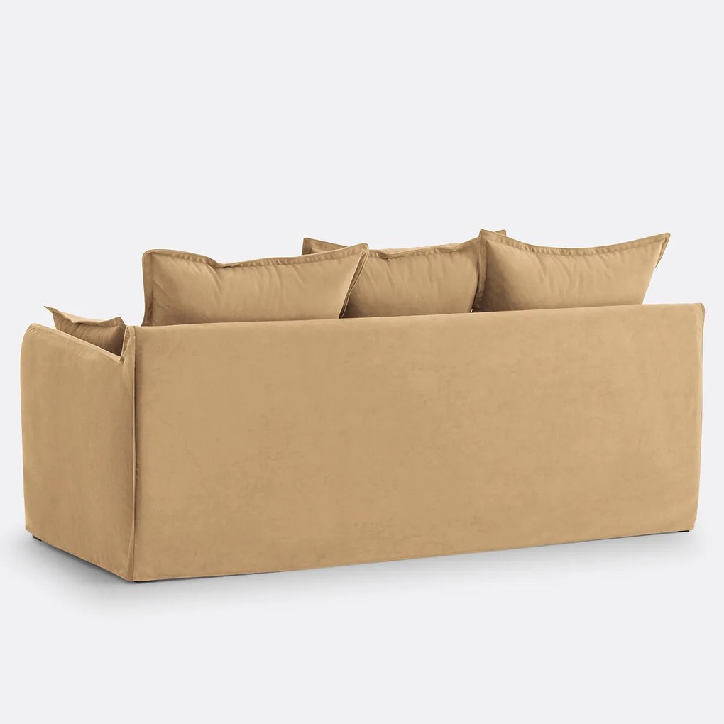 Bank voor 2, 3, 4 of 5 personen, in fluweel, Odna