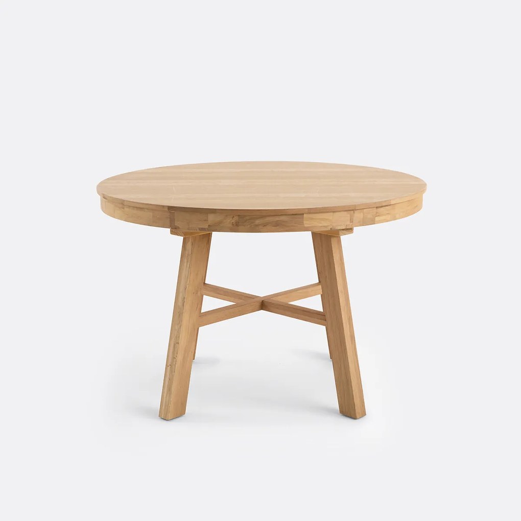 Ronde tafel, uitschuifbaar 4 - 8 personen, Zebarn