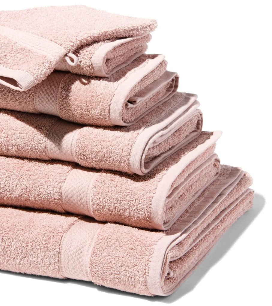 HEMA Handdoeken - Zware Kwaliteit Lichtroze (lichtroze)