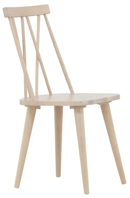 Jörn Eetkamerstoel - Lena - Taupe - Rubberhout - Jörn