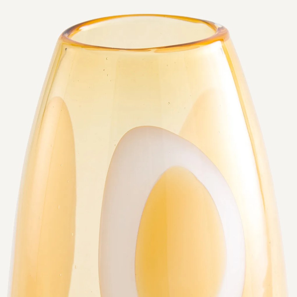 Vaas in gekleurd glas, Opla
