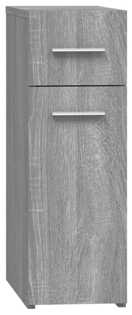 vidaXL Apothekerskast 20x45,5x60 cm bewerkt hout grijs sonoma eiken