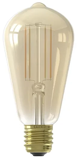 Smart hanglamp messing 7-lichts incl. Wifi ST64 - Pallon Art Deco E27 bol / globe / rond Binnenverlichting Lamp