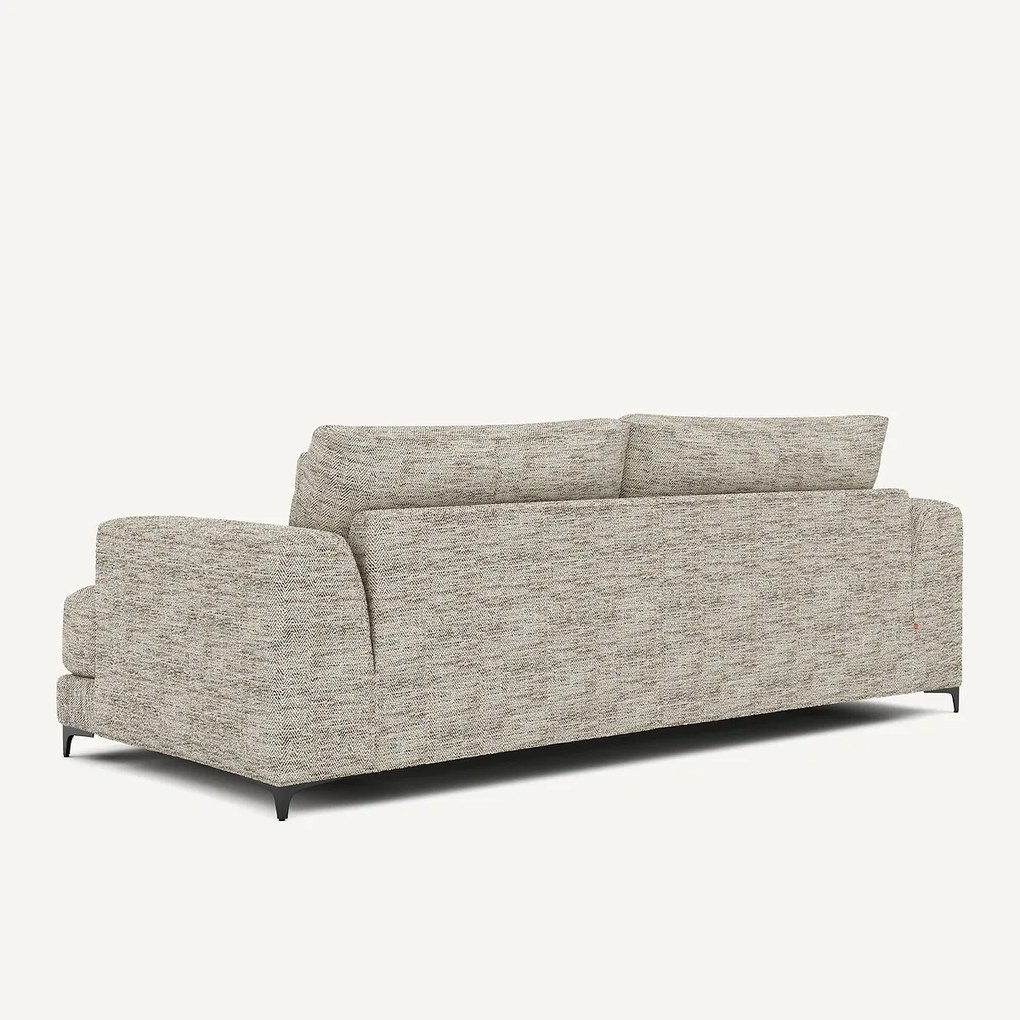 4-zits slaapbank in gestippeld visgraatmotief, MARSILE