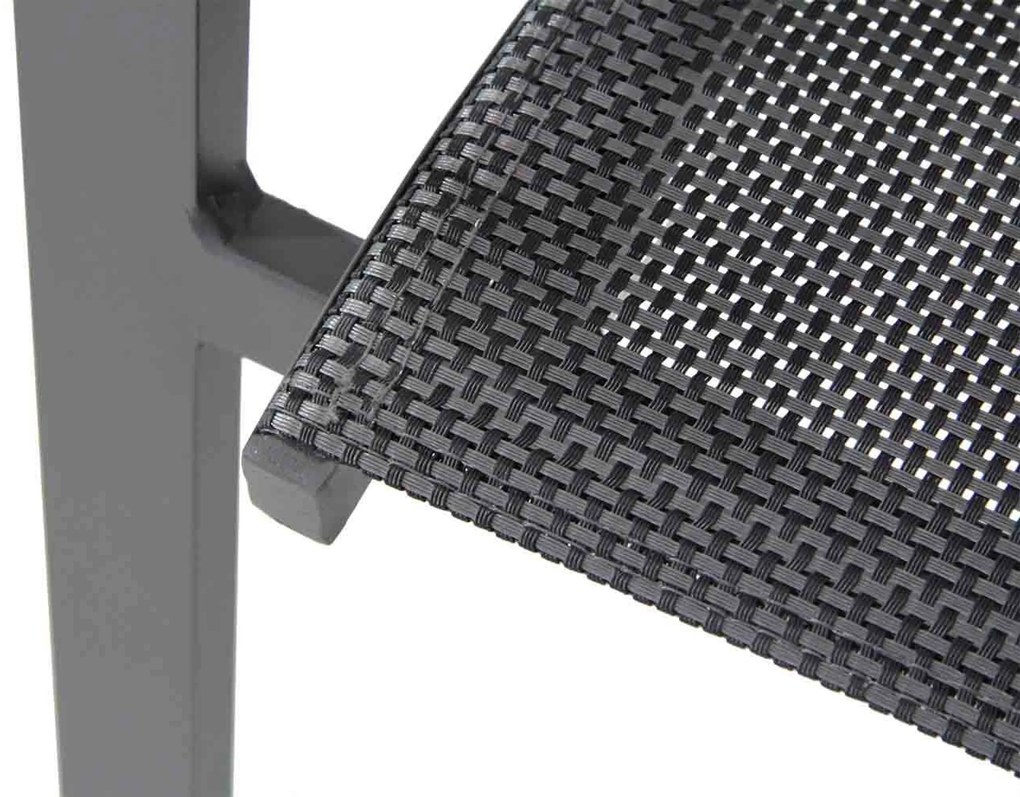 Tuinset 4 personen 180 cm Aluminium/Textileen Grijs Presto Ricadi/Forest