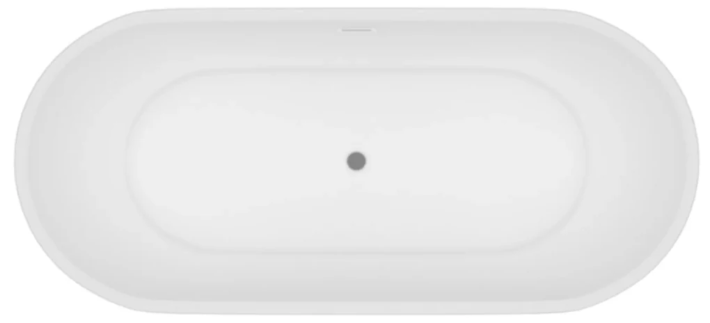 Sanigoods Cali vrijstaand ligbad solid surface 170x80cm wit mat
