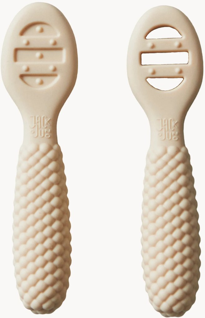 Siliconen voorlepels Bubble, 2-delig