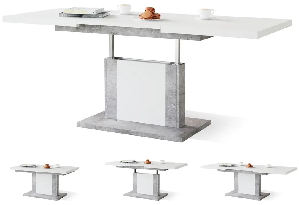 ORION wit / beton, salontafel