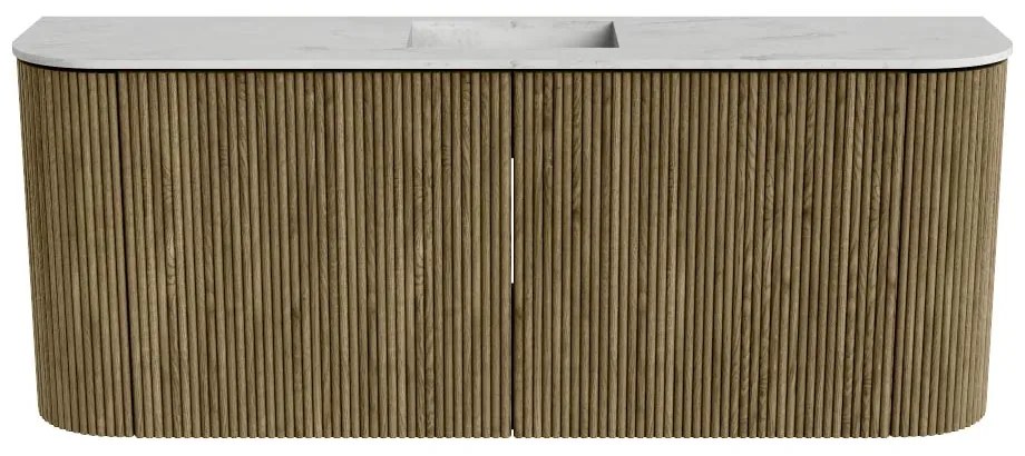 Mondiaz Joya DLux 105cm toiletmeubel ronding links/rechts dusk met wastafel faye midden 1 kraangat opalo