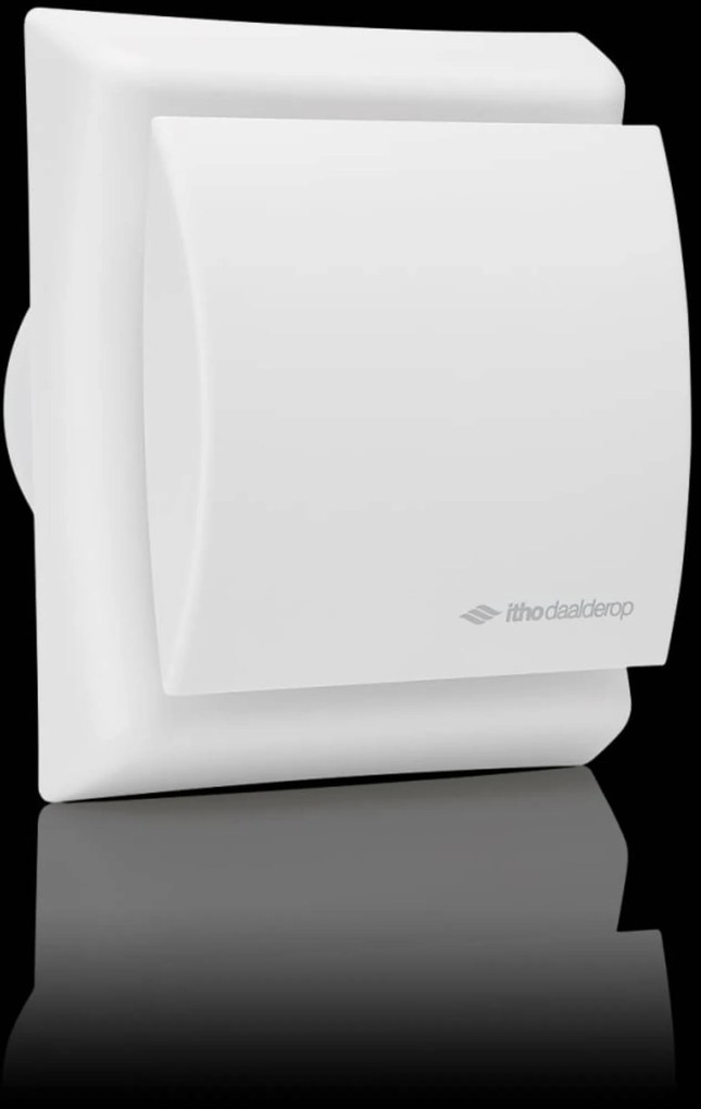 Itho Btv Badkamer/Toilet Ventilator Met Timer 16x13,7x18,6 cm Wit