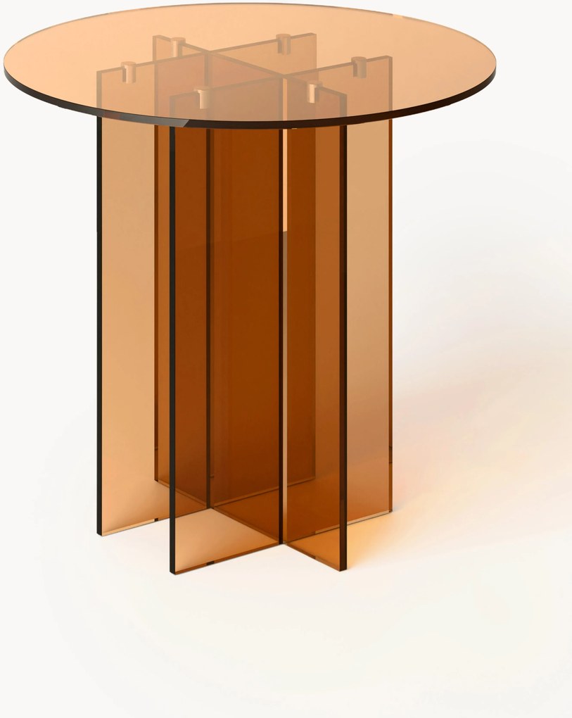 Ronde glazen eettafel Anouk, verschillende formaten