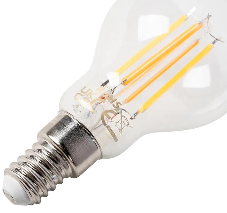 Set van 5 Smart E14 LED lampen P45 4,5W 470 lm 1800-4000K