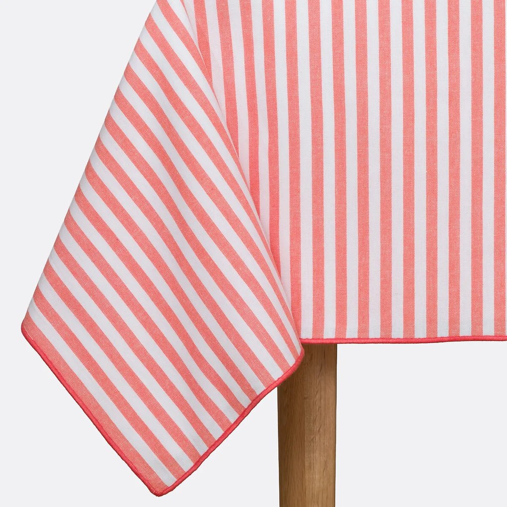 Gestreept tafelkleed geweven-geverfd, 30% gerecycled katoen, SOIZIC