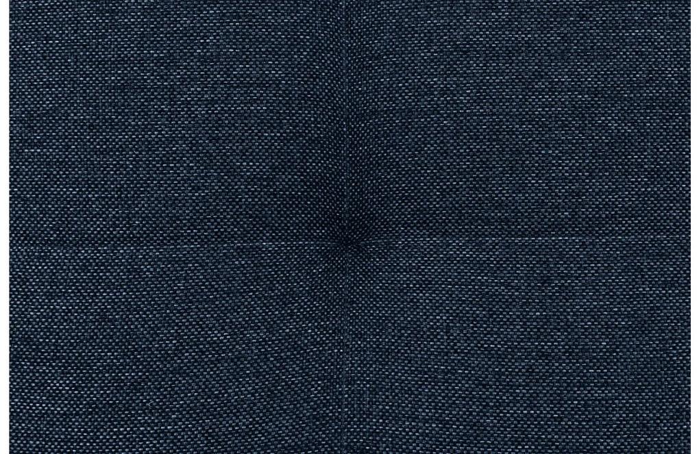 Goossens Hoekbank Latino blauw, stof, 2,5-zits, stijlvol landelijk
