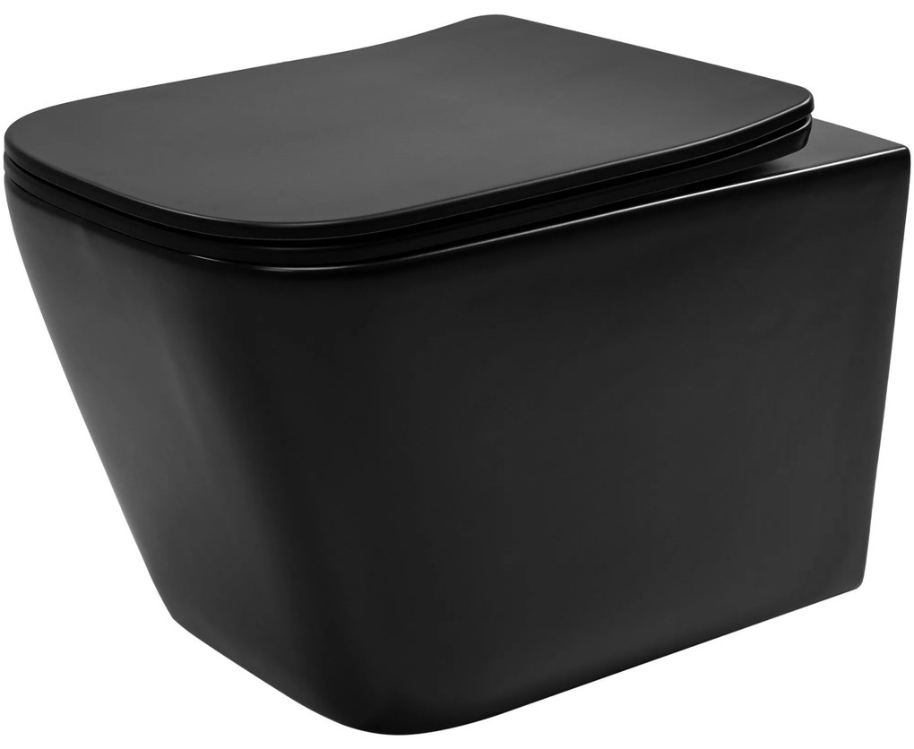 Hangende toilet Rea Julio Black Mat