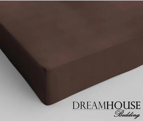 Dreamhouse Bedding Katoen Hoeslaken Brown Bruin 140 x 200