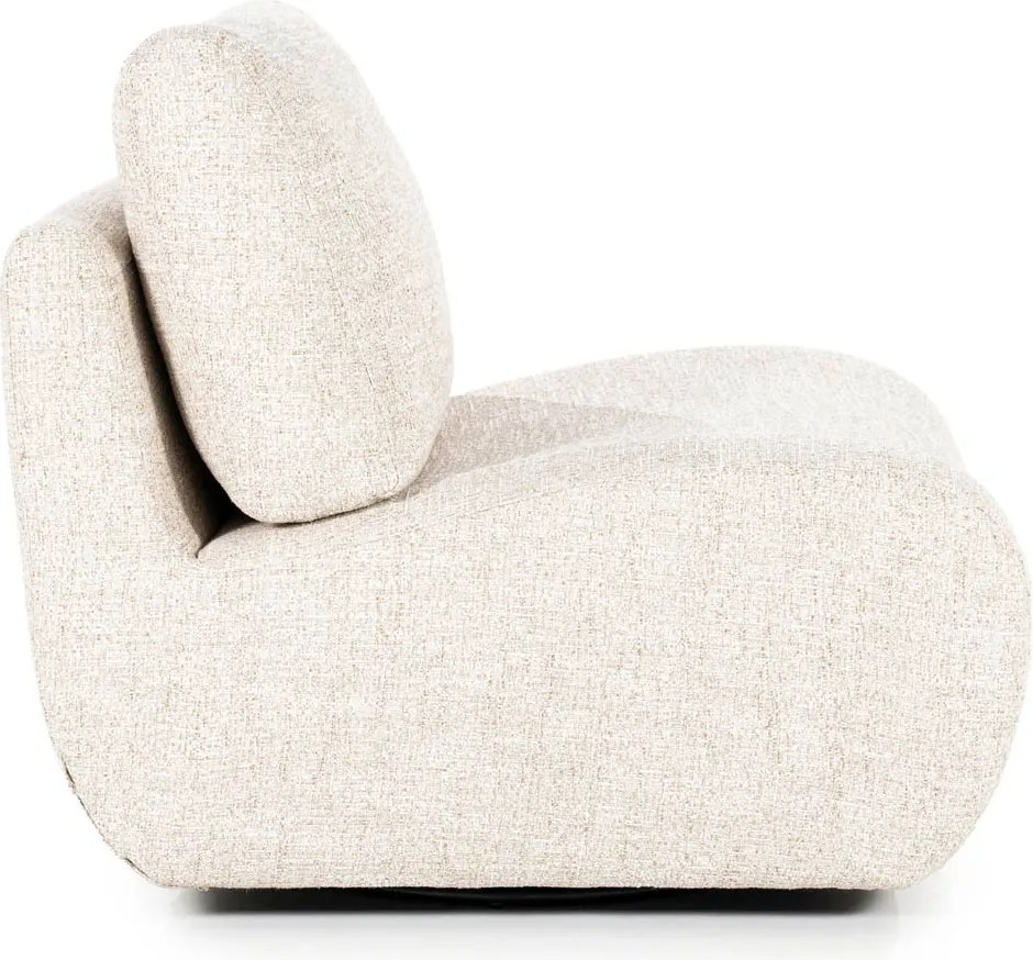 Draaibare Fauteuil Beige Zonder Armleuning