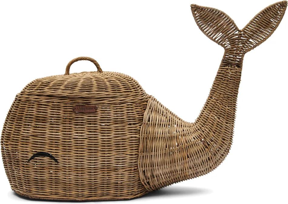 Rivièra Maison - Happy Whale Basket - Kleur: bruin