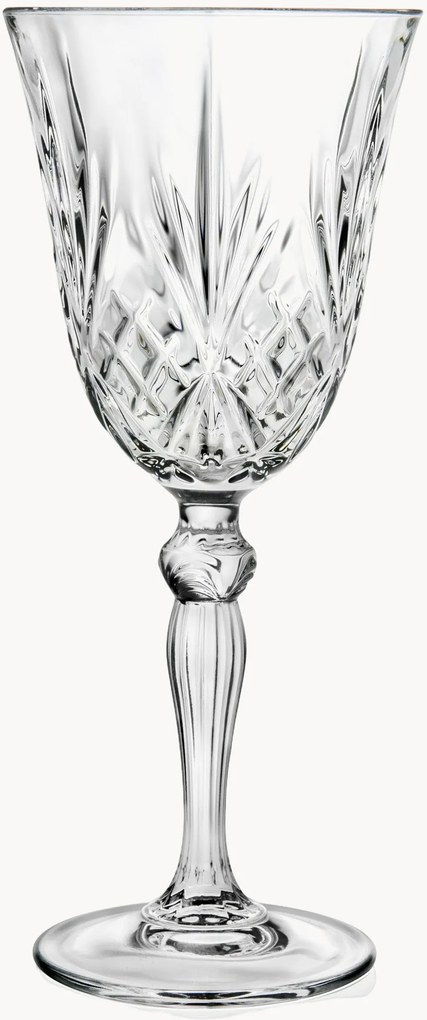 Witte wijnglazen Melodia, 6-delig