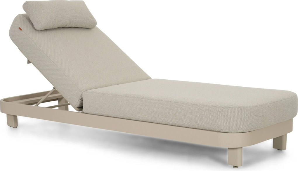 Santika Furniture Santika Nanda Ligbed Aluminium Zand/Beige