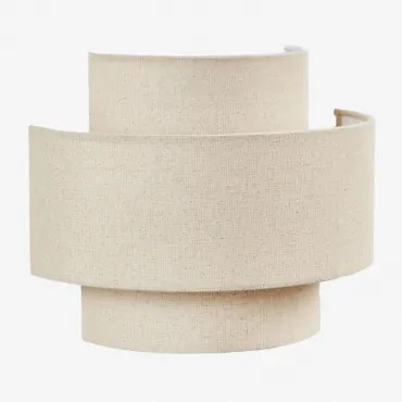 Lumira Wandlamp Beige – Linnen - Sklum