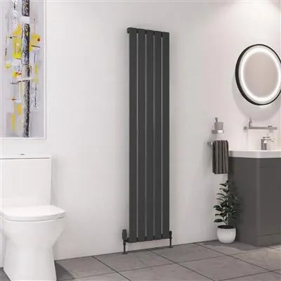 Eastbrook Deddington radiator 40x180cm 1021W antraciet