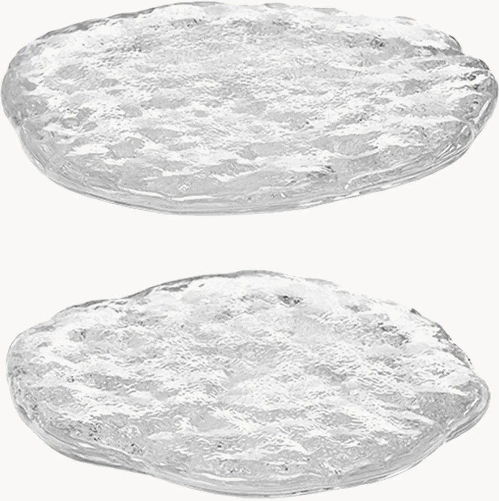 Glazen onderzetters Momento, 2-delig