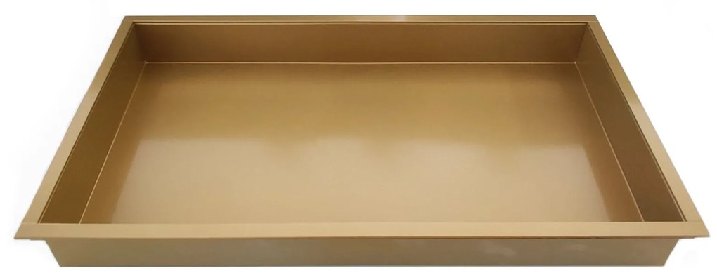 Mueller inbouw nis 30x60x10cm RVS goud