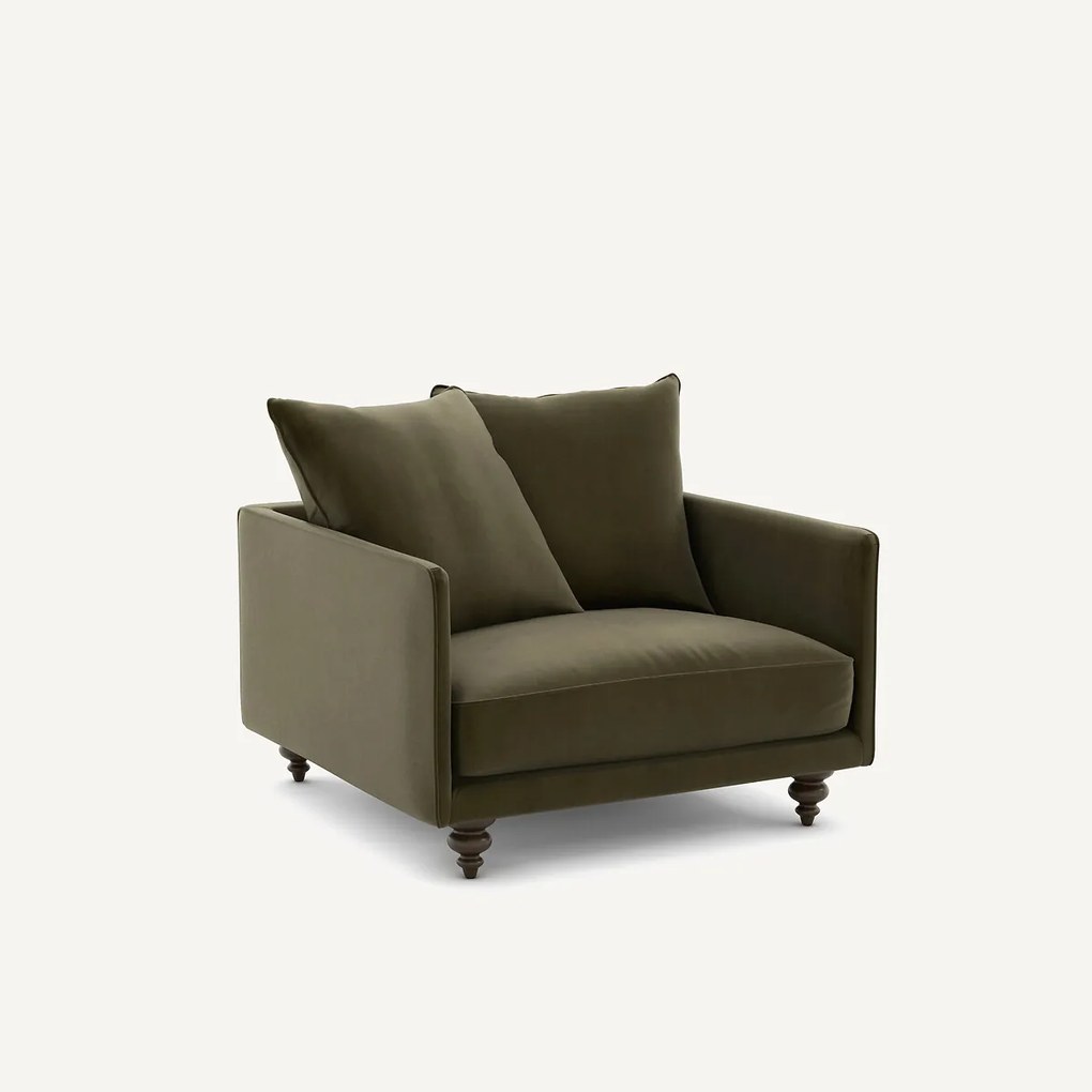 Fauteuil fluweel, Lazare