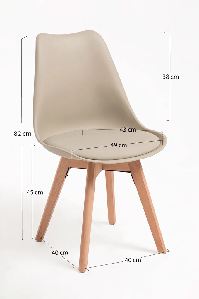 Set 4 Synk Basic Stoelen