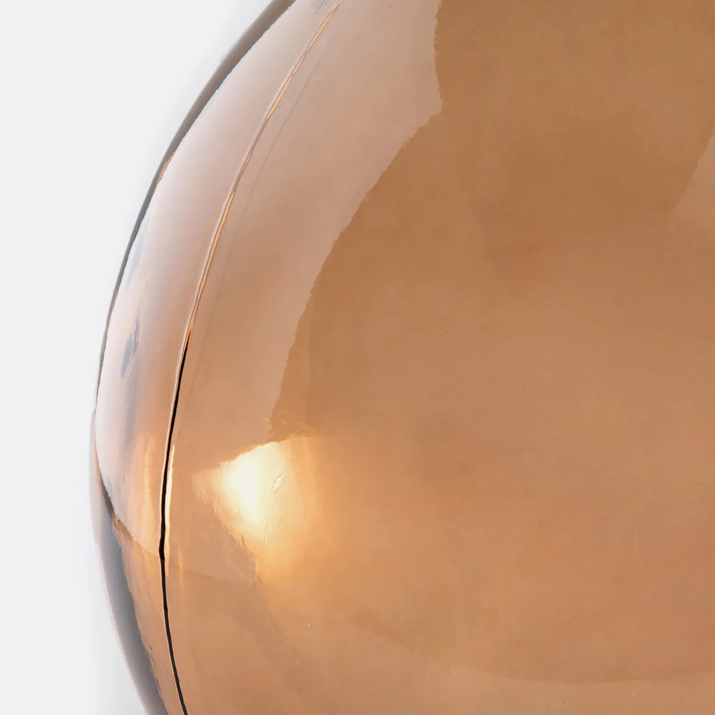Vaas dame-Jeanne in glas H56 cm, Izolia