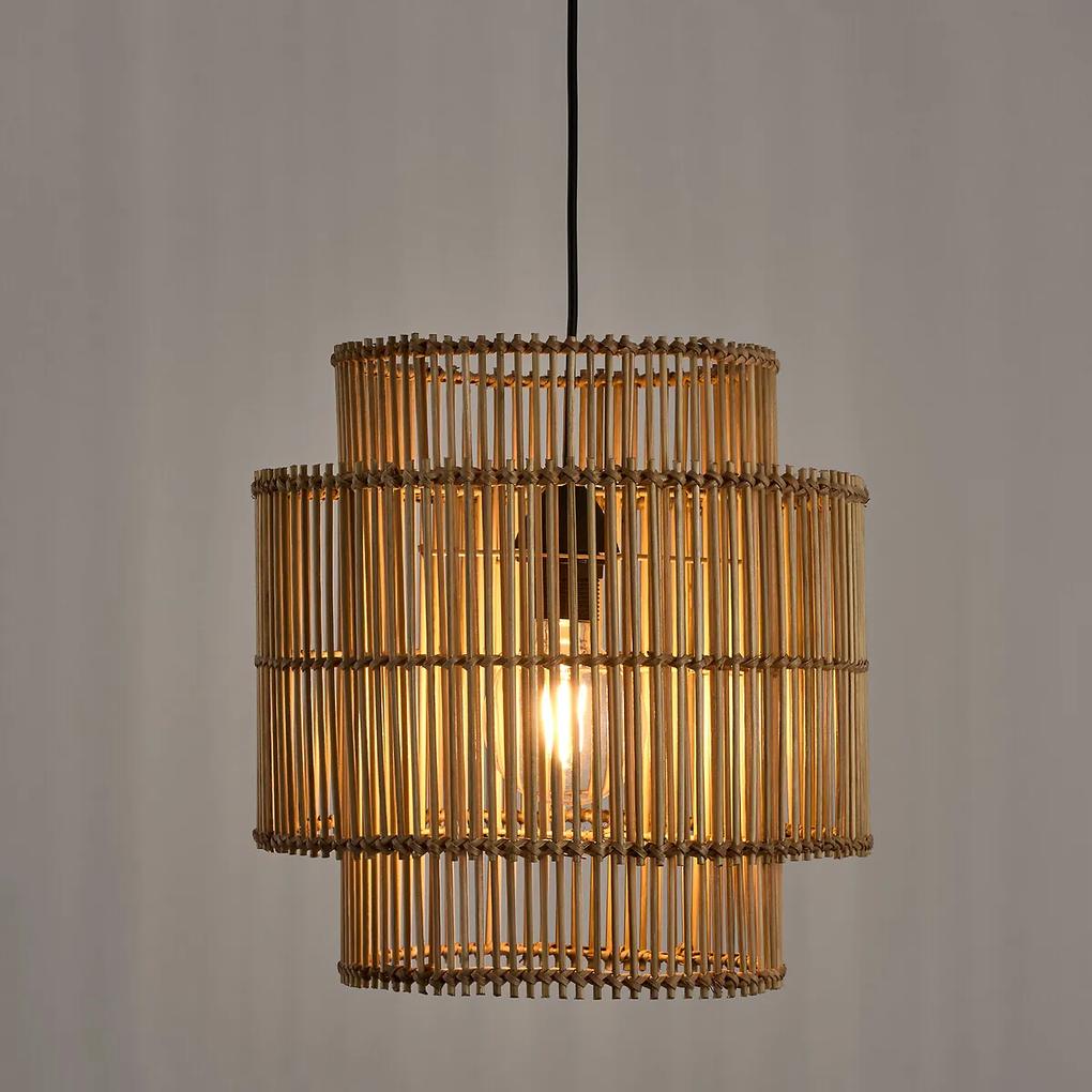 Hanglamp in bamboe,Ø37 cm, Haya