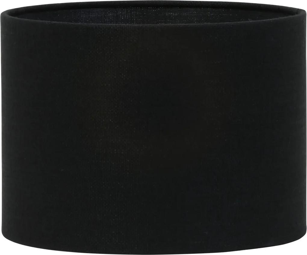 Lampenkap cilinder LIVIGNO - 35-35-25cm - zwart