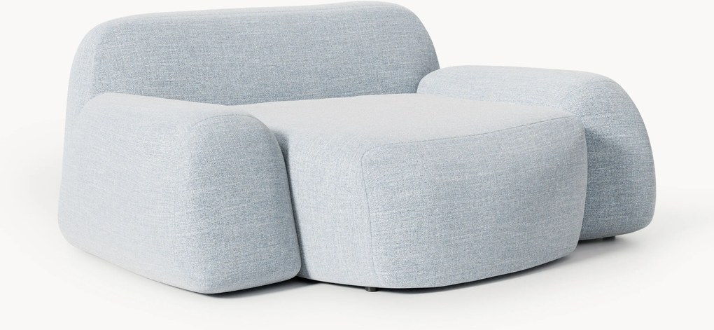 XL bouclé loungefauteuil Wolke