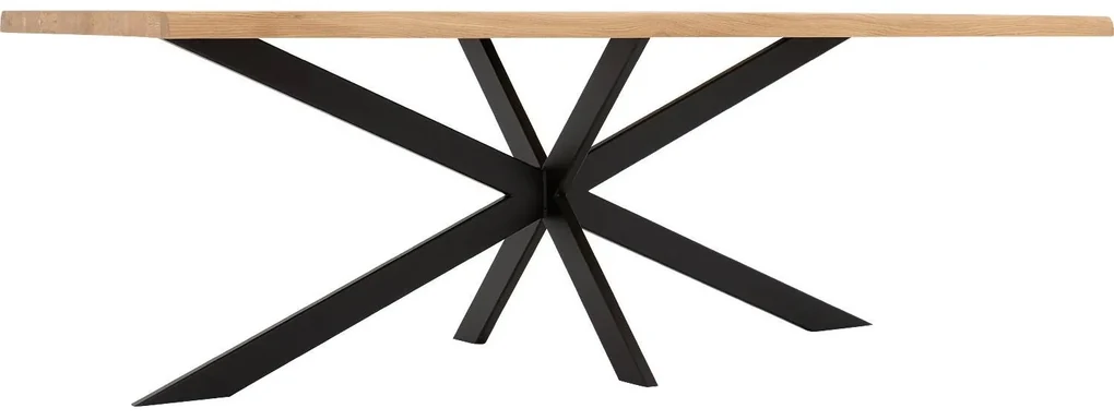 Goossens Eettafel Blade, Boomstamblad 200 x 100 cm 5 cm dik