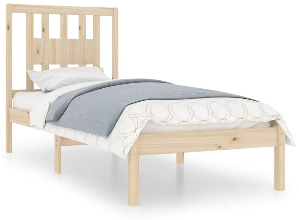 vidaXL Bedframe massief hout 90x190 cm 3FT Single