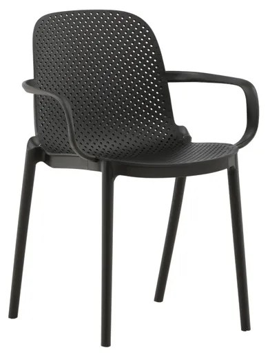 Jörn Eetkamerstoel - Annika - Zwart - Kunststof - Jörn