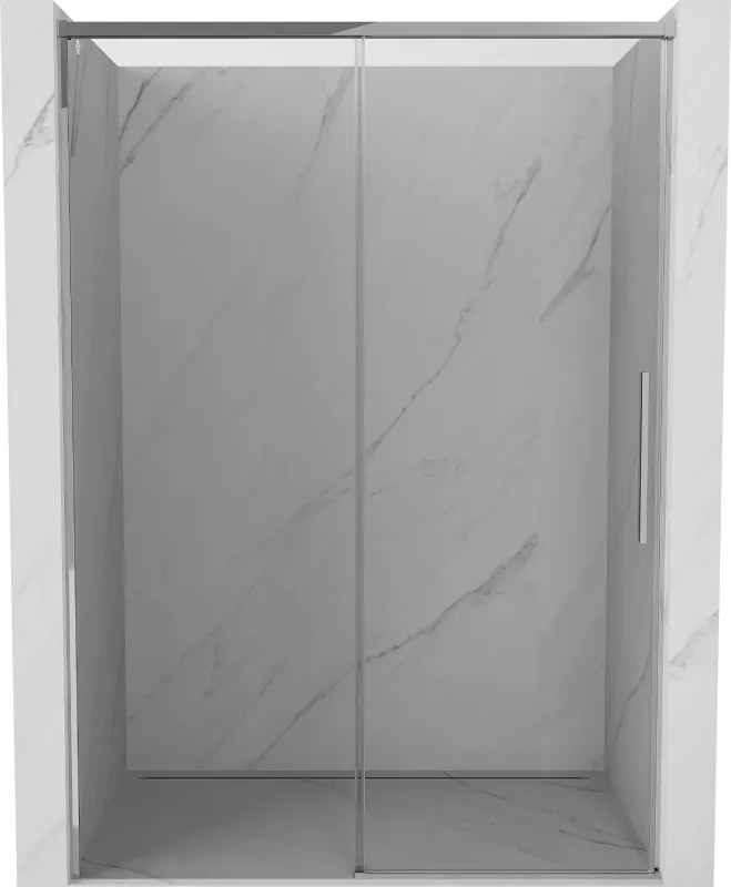 Mexen Rox schuifdeur voor douche 155 cm, transparant, chroom - 8C2-155-000-01-00