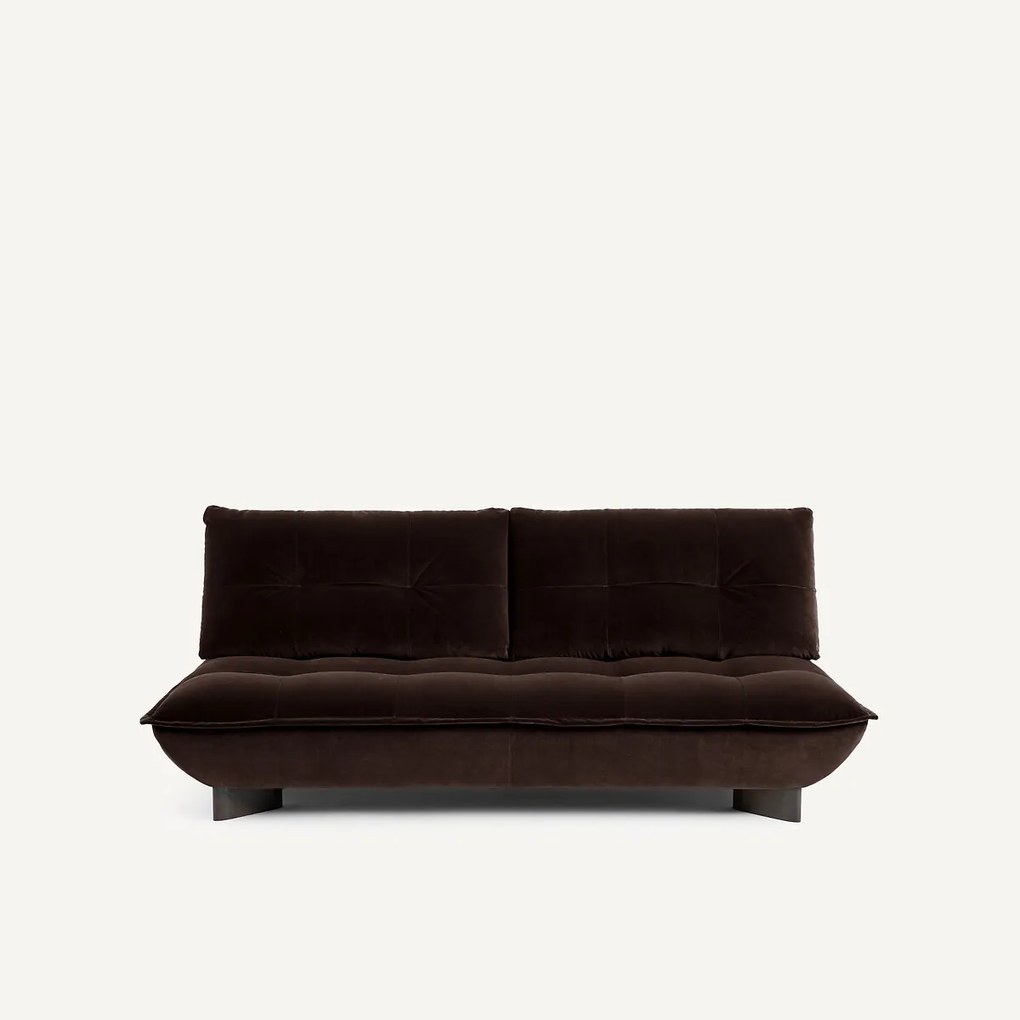 Modulaire bank in fluweel, KAORI