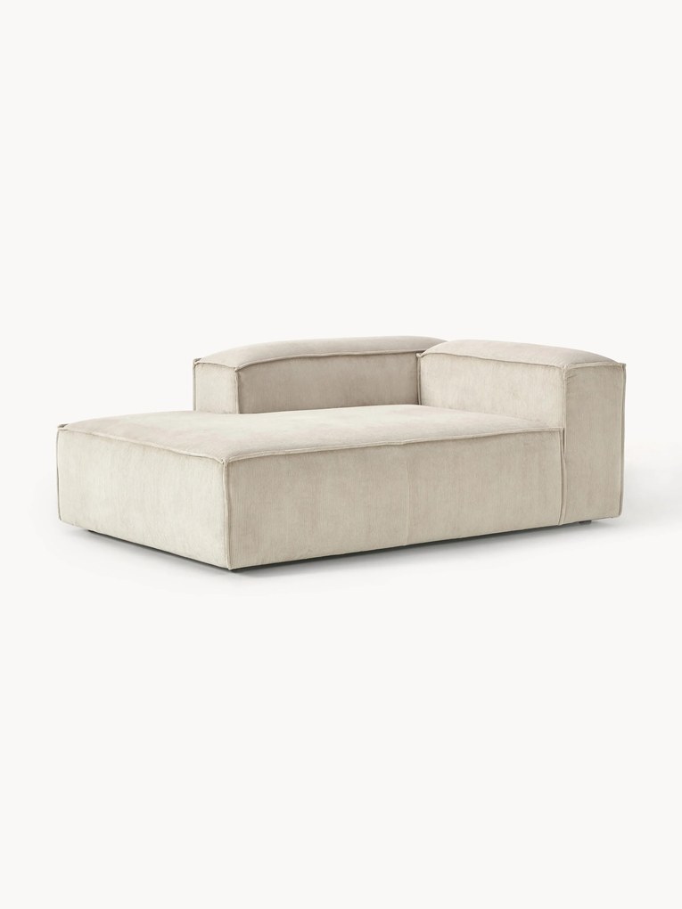 Chaise longue hoekmodule Lennon van corduroy