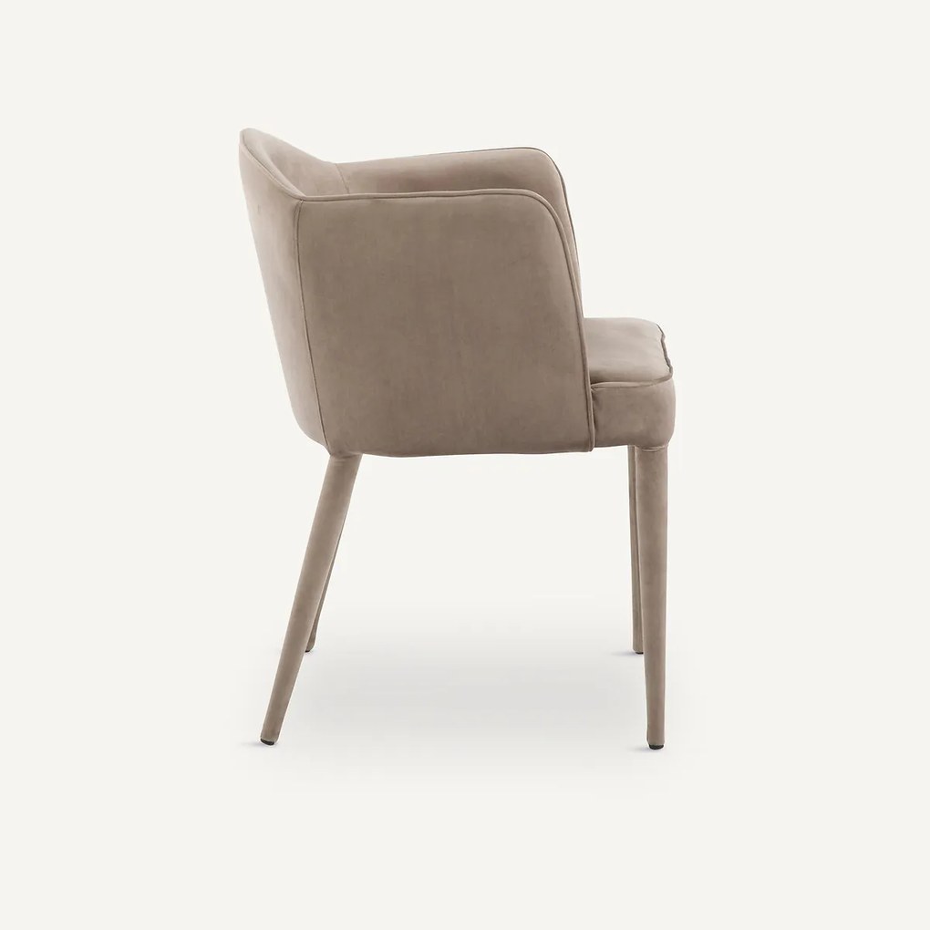 Tafel Fauteuil in fluweel, Leos
