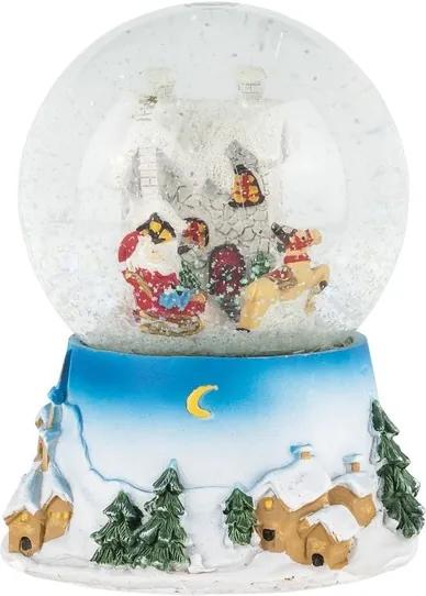 Sneeuwbol met kerstmuziek Huis