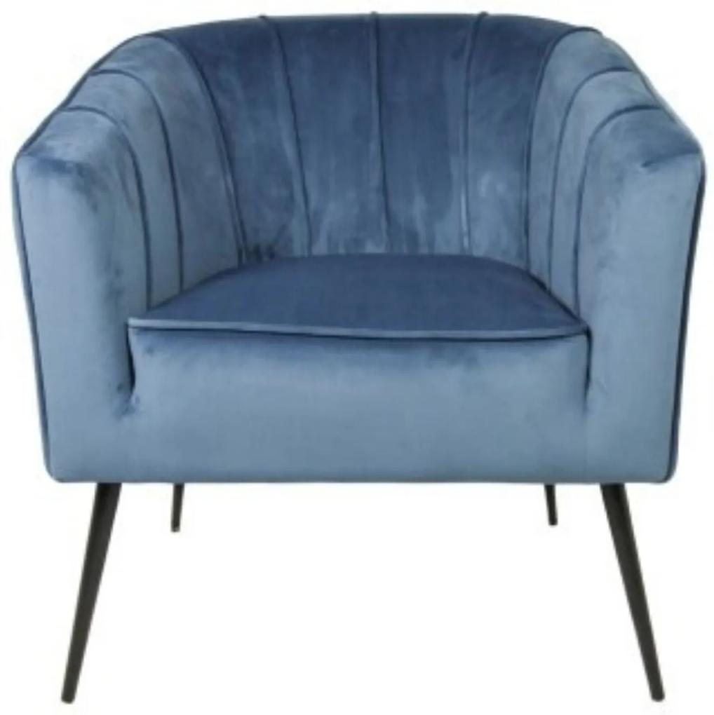 Glamour Fauteuil Chester Blauw